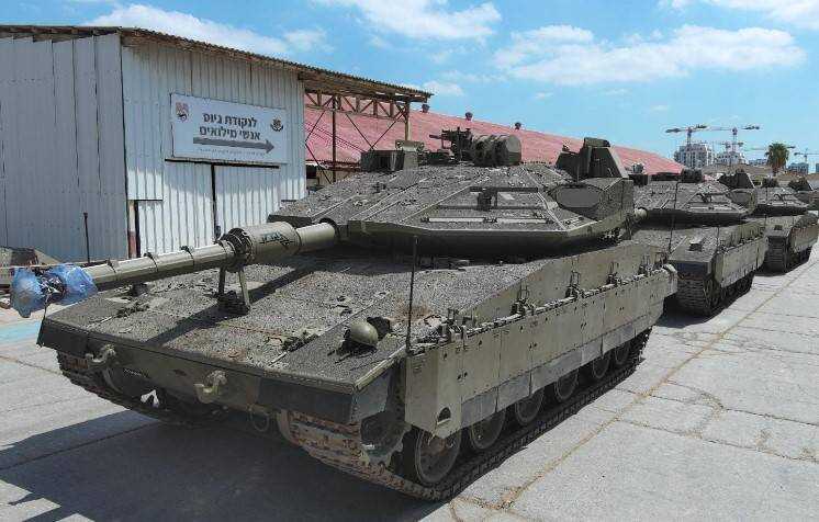 Израиль стягивает танки Merkava к границе с Ливаном