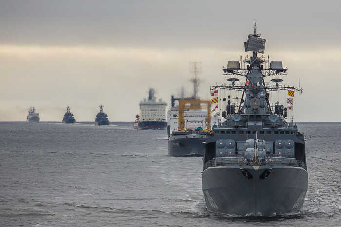 В Балтийском море замечен самый крупный российский морской караван с 2022 года